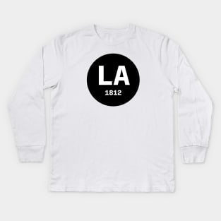 Louisiana | LA 1812 Kids Long Sleeve T-Shirt